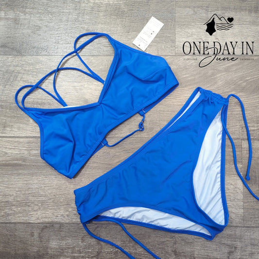 Cupshe Tie Back Tie Side Bikini Swimsuit Size XL