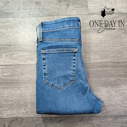 AG Adriano Goldschmied The Mila Super High Rise Skinny Jeans Blue NWT Size 4 (27