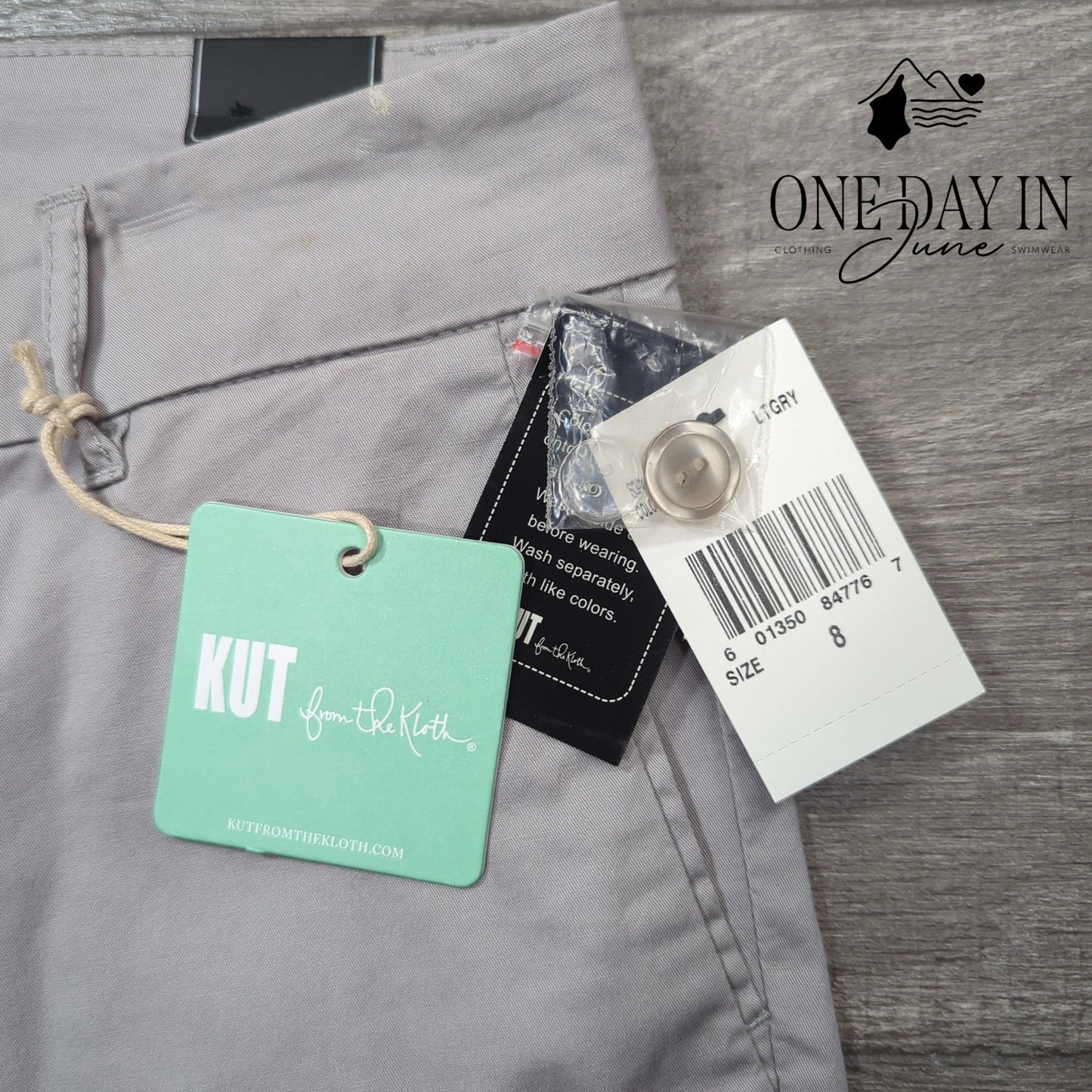 Kut From The Kloth Taylor Crop Trouser Pants Size 8