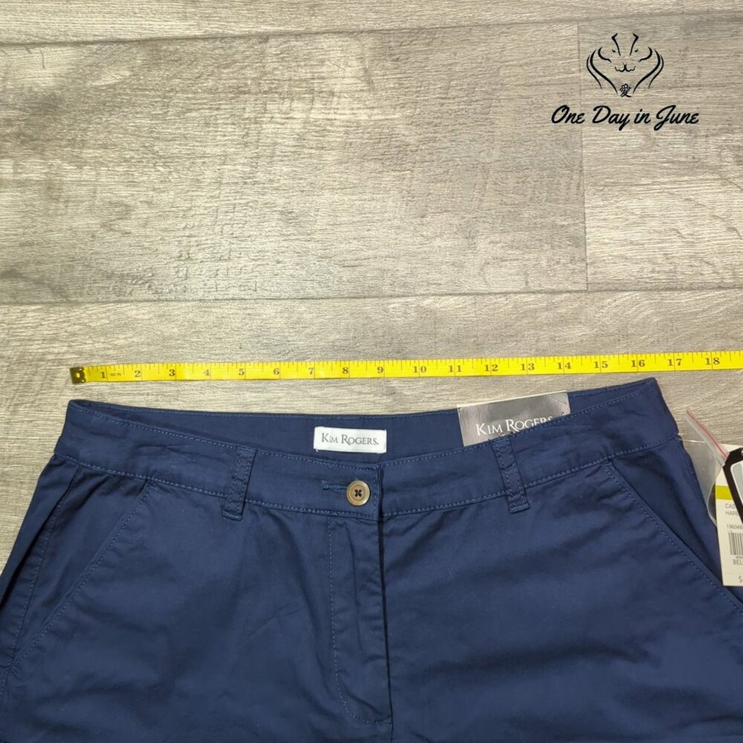 Kim Rogers Comfort Waist Casual Shorts Size 14