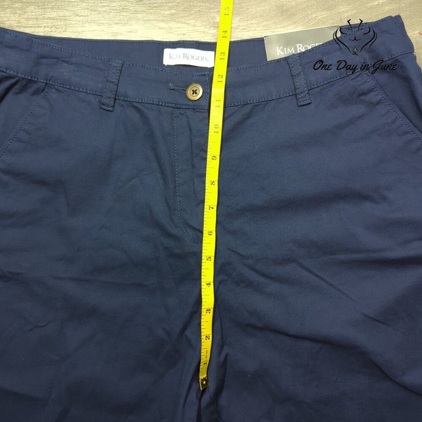 Kim Rogers Comfort Waist Casual Shorts Size 14