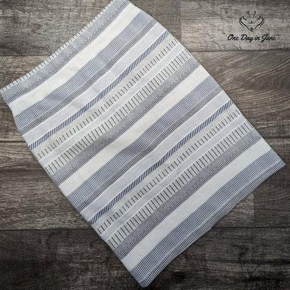 Loft Pull On Striped Pencil Skirt Size S