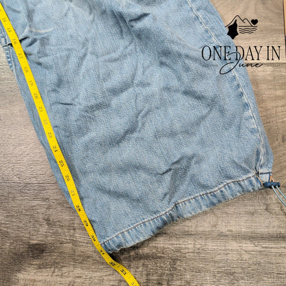 Good American Plus Size Drawstring Jogger Jeans Size 18