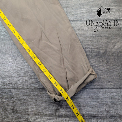 AG Adriano Goldschmied The Caden Tailored Trouser Pants Taupe NWT $215 Size 4