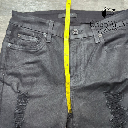 7 For All Mankind Distressed Skinny Jeans Size 4 (27)