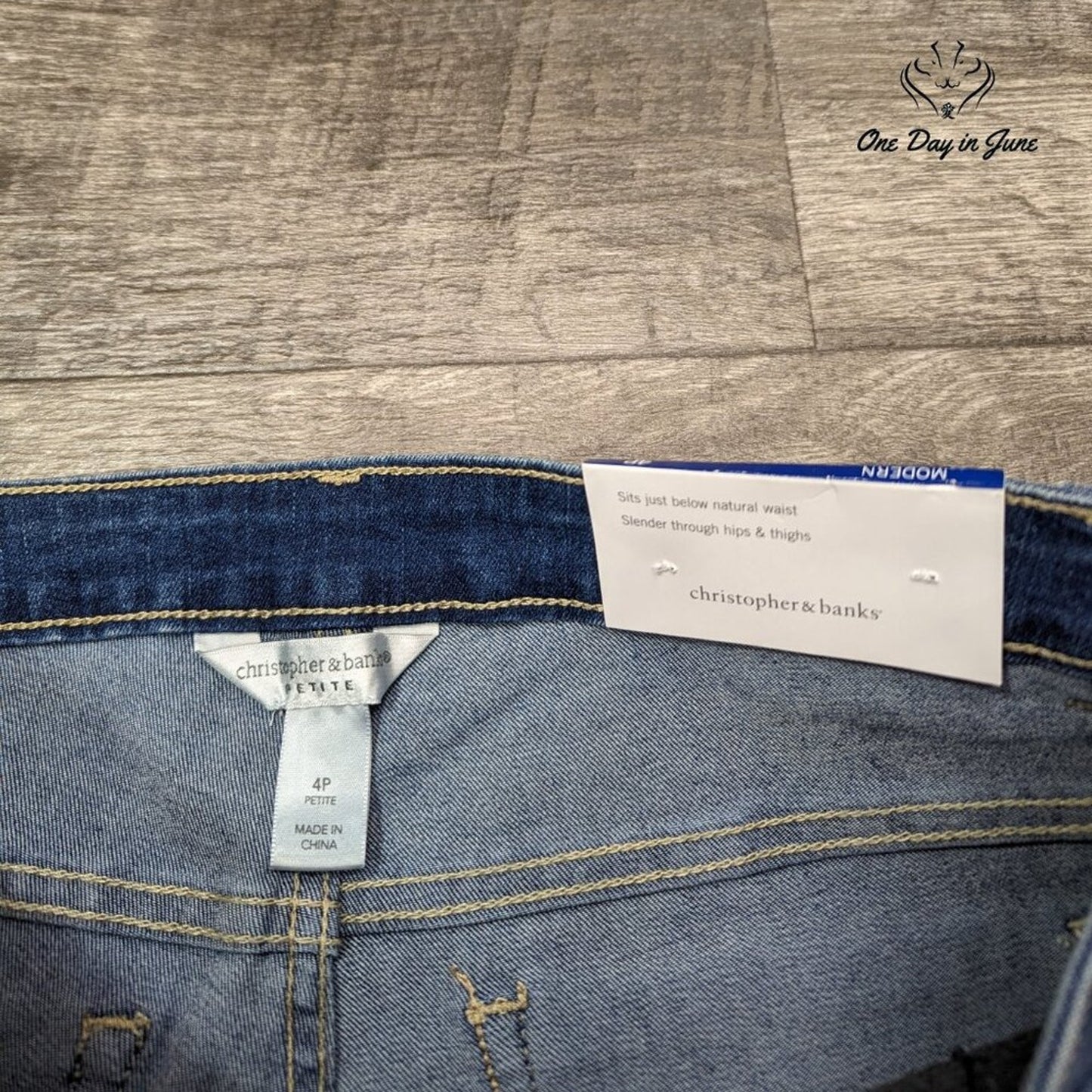 Christopher & Banks Petite Modern Fit Capri Jeans Size 4P