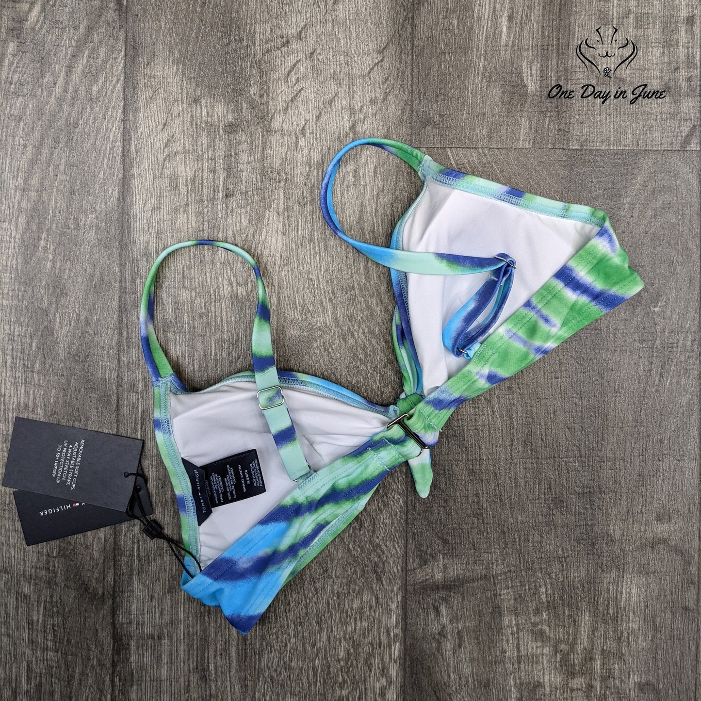 Tommy Hilfiger Tie Knot Bikini Top Size XL