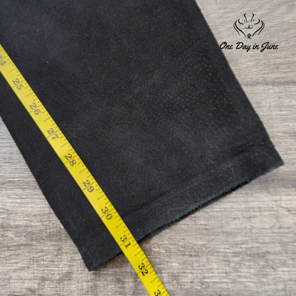 Hugo Buscati Suede Leather Pants Size 8