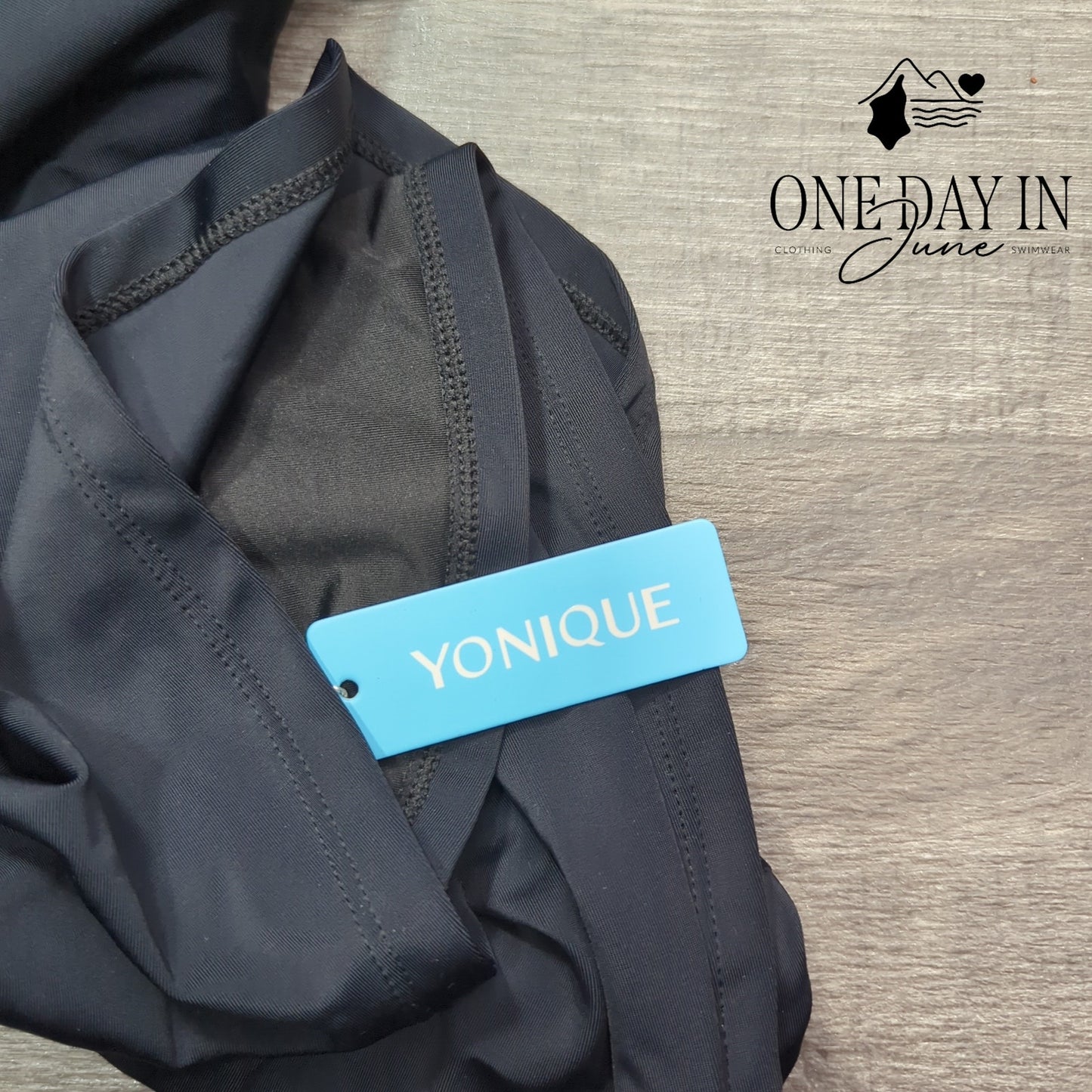 Yonique One Shoulder Tankini Swimsuit Size L