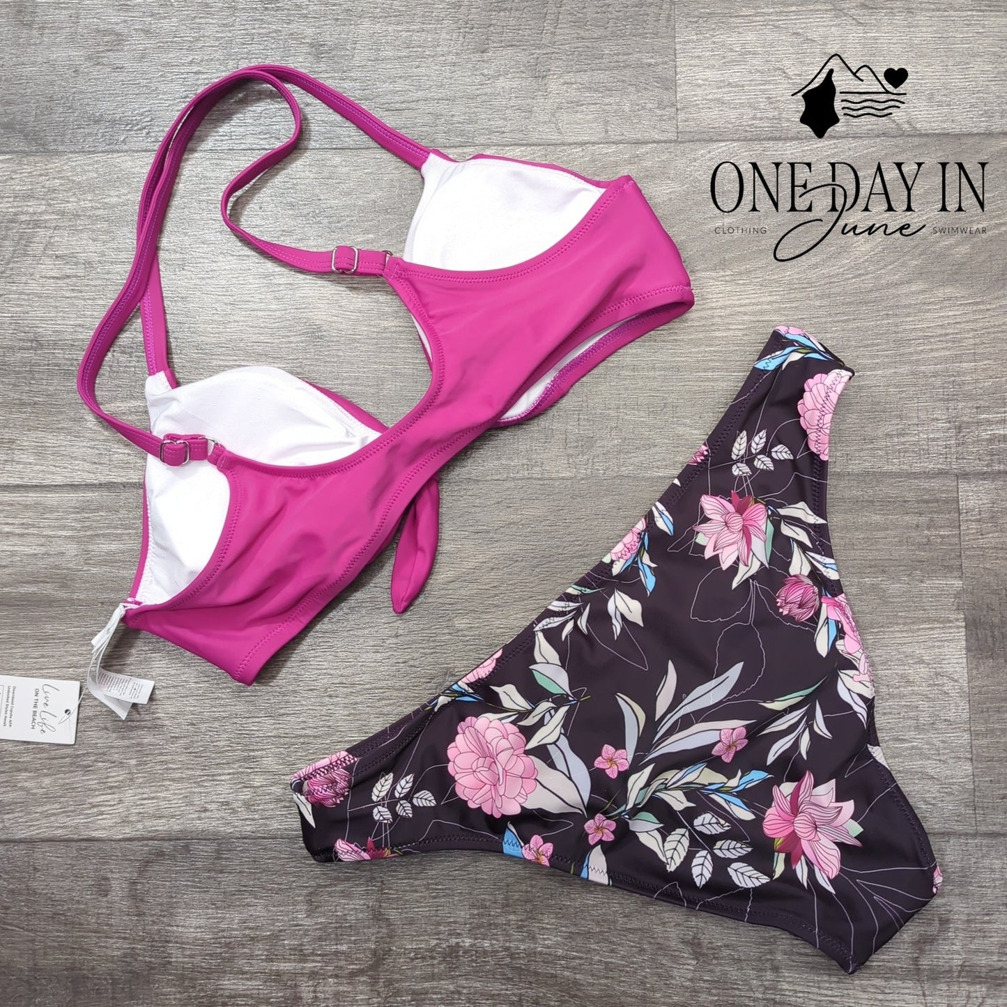 Cupshe Knot Front Bikini Swimsuit Size L