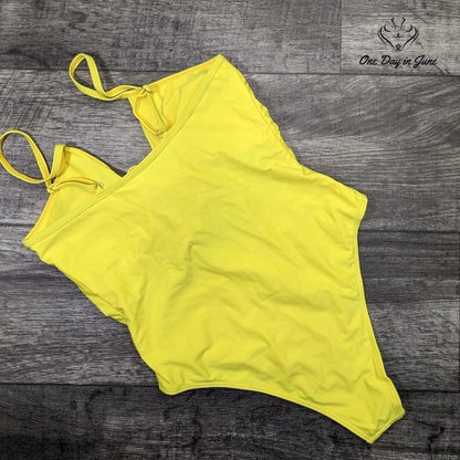 Tempt Me Cutout Tie Knot One Piece Swimsuit Size M
