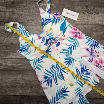 Fullfitall V-Neck Twist Tankini Top Size 12