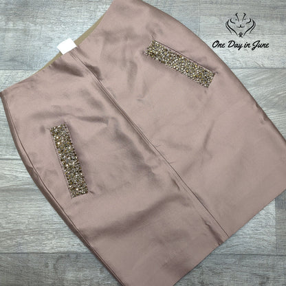 J.Crew Rhinestone Pocket Mini Skirt Size 6