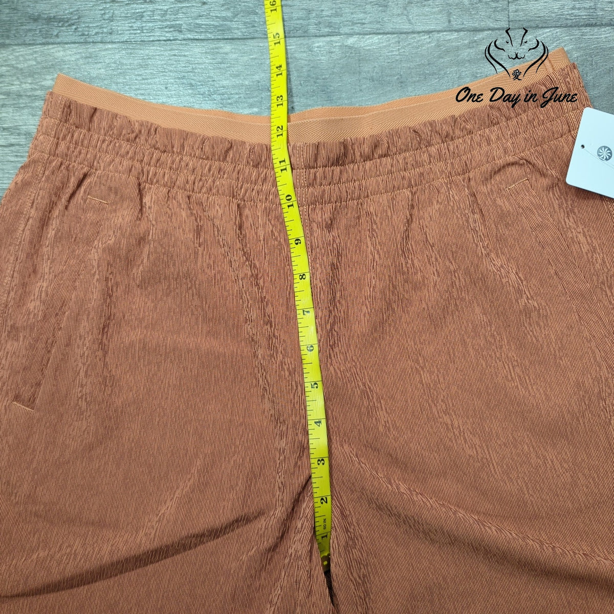 Athleta Echo Wide Crop Pants Tall Terracotta Textured Pull On NWT Size 10T
