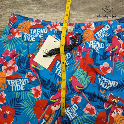 Tide Trend Floral Board Shorts Size S