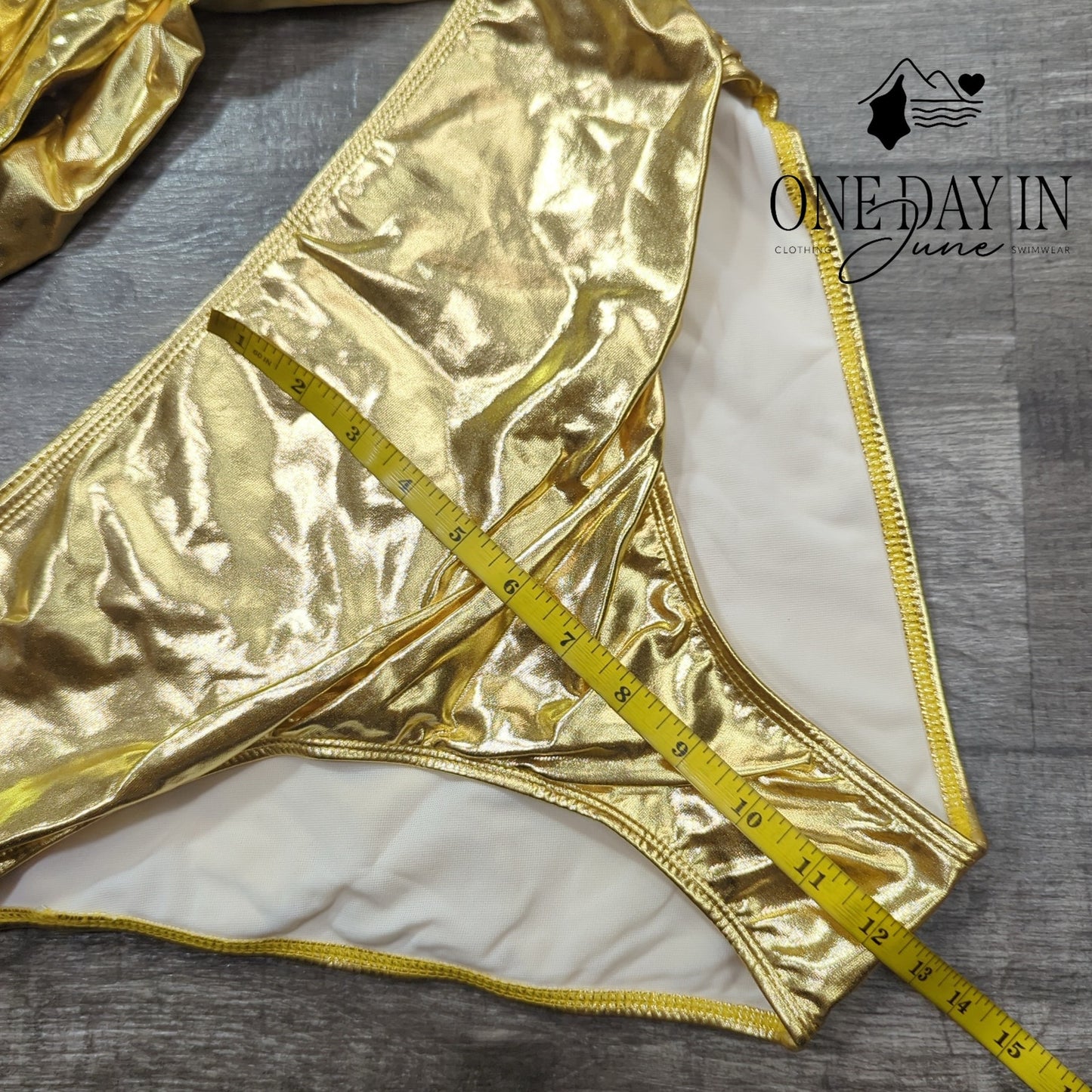 MakeMeChic Cross Front Tie Wrap Bikini Swimsuit Size 1XL