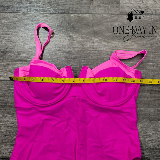 Charmo Tie Back Underwire Cheeky One Piece Swimsuit Size M