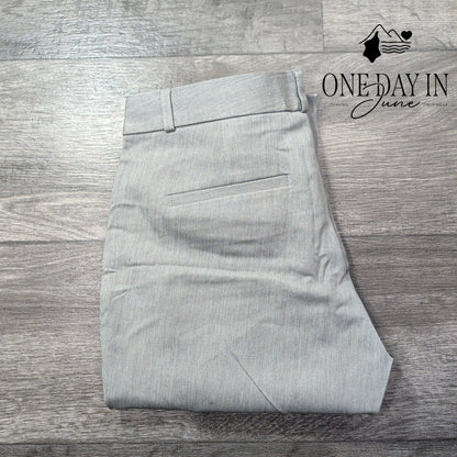 Banana Republic Curvy Sloan Ankle Pants Gray Stretch Dress Pants NWT Size 2