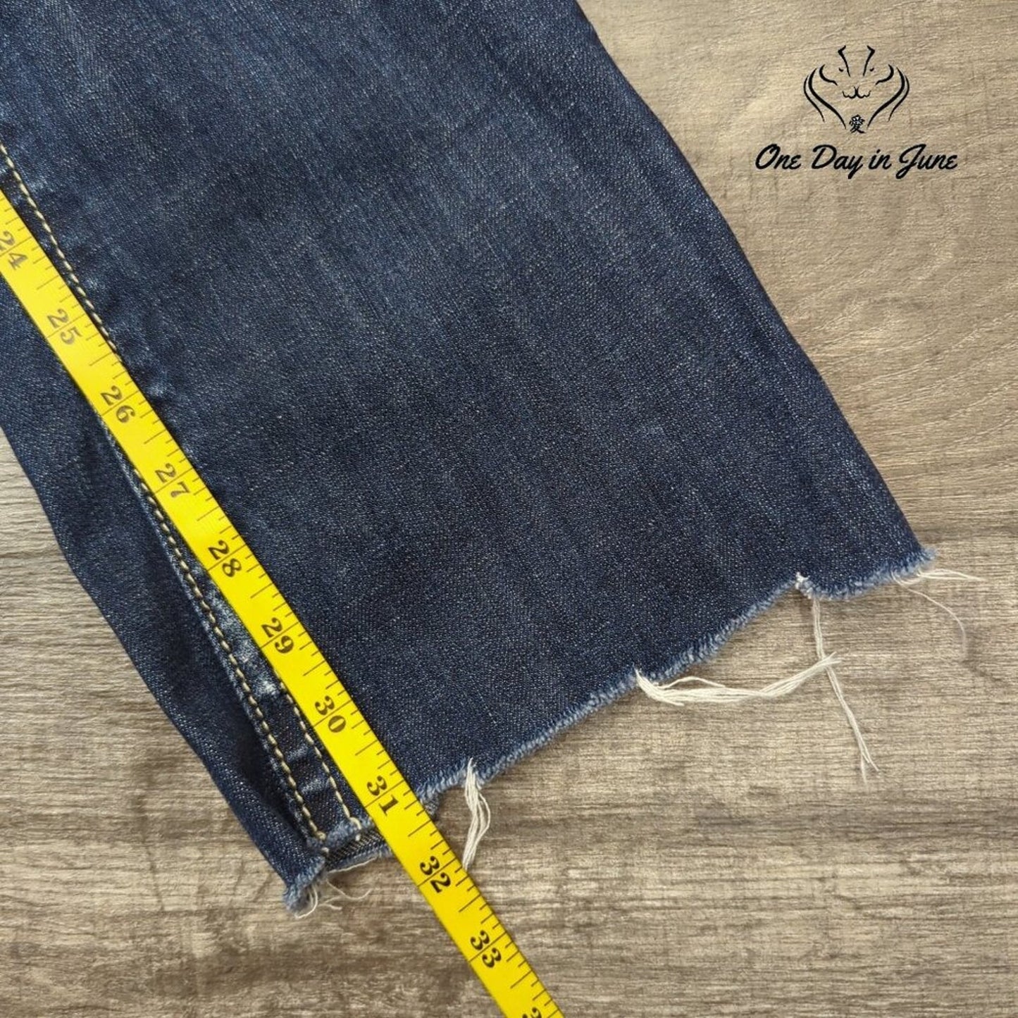 Mek Denim Oaxaca Low Rise Slim Boot Size 27/34 Long (4 Long)