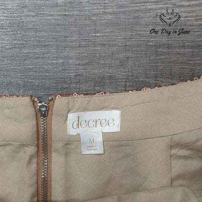 Decree Sequin Mini Skirt Size M