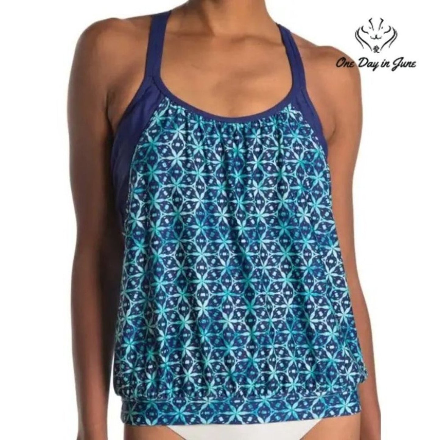 Next Jakarta Tankini Top Swimsuit Size 32 B/C