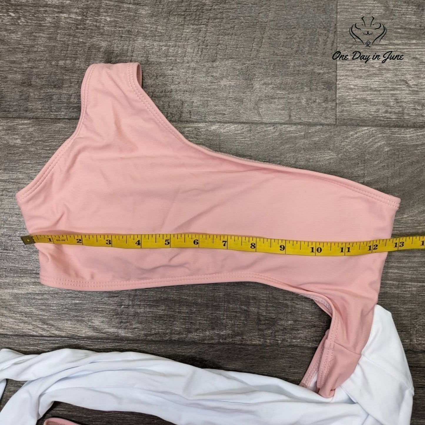 Sweatyrocks One Shoulder Cutout Tie One Piece Swimsuit Size S