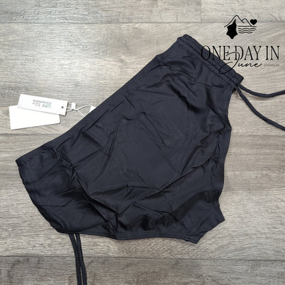Bonneuitbebe Drawstring Bikini Bottom Size L