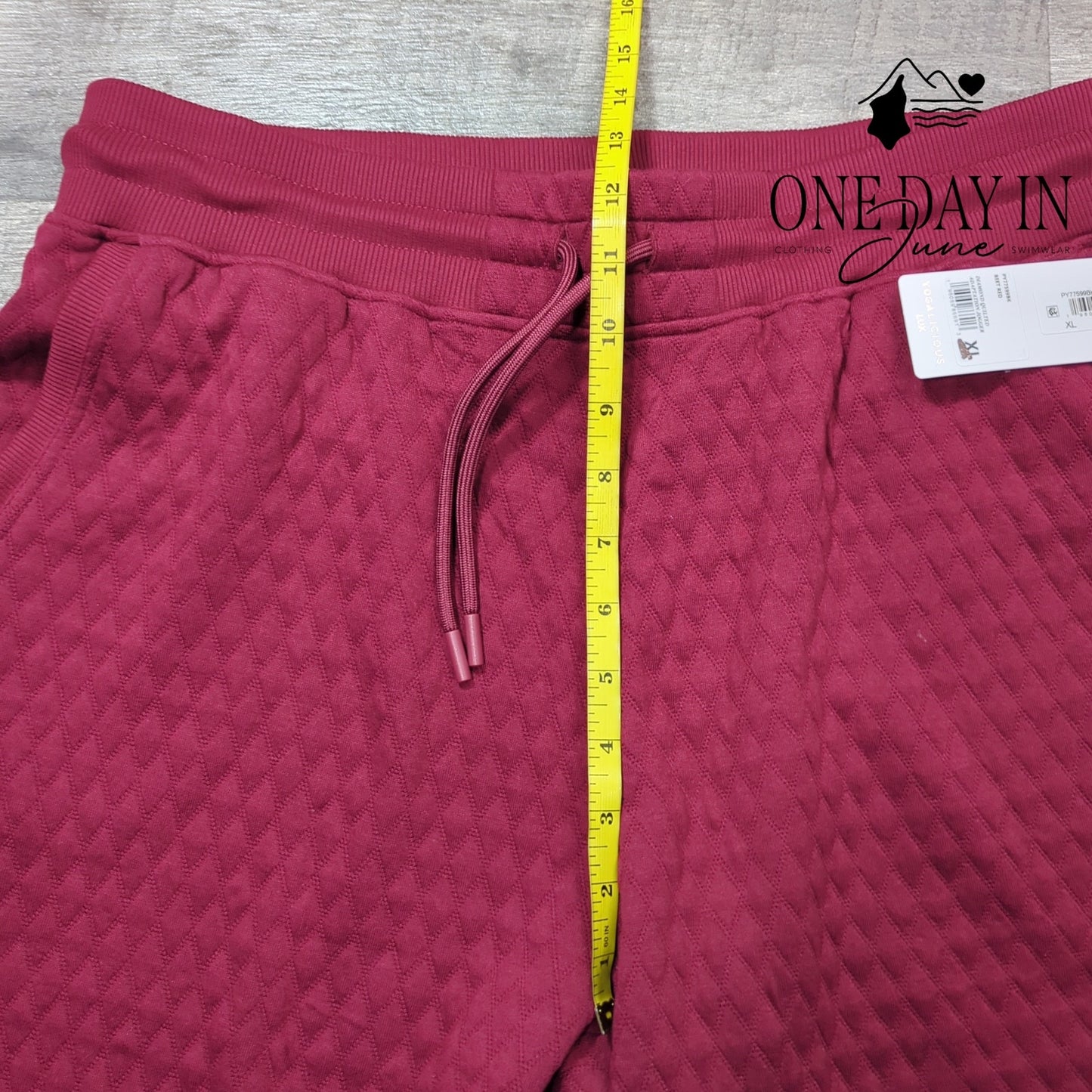 Yogalicious Quilted Jogger Sweatpants Size XL