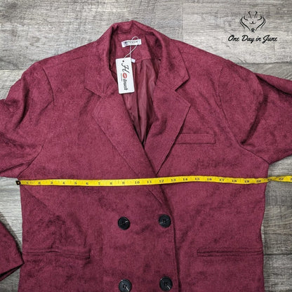 Hotouch 4 Button Corduroy Blazer Size L