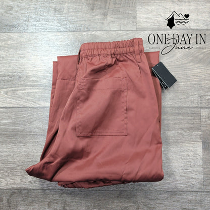 BCBGeneration Parachute Jogger Pants Brown Cargo Utility NWT Size XS