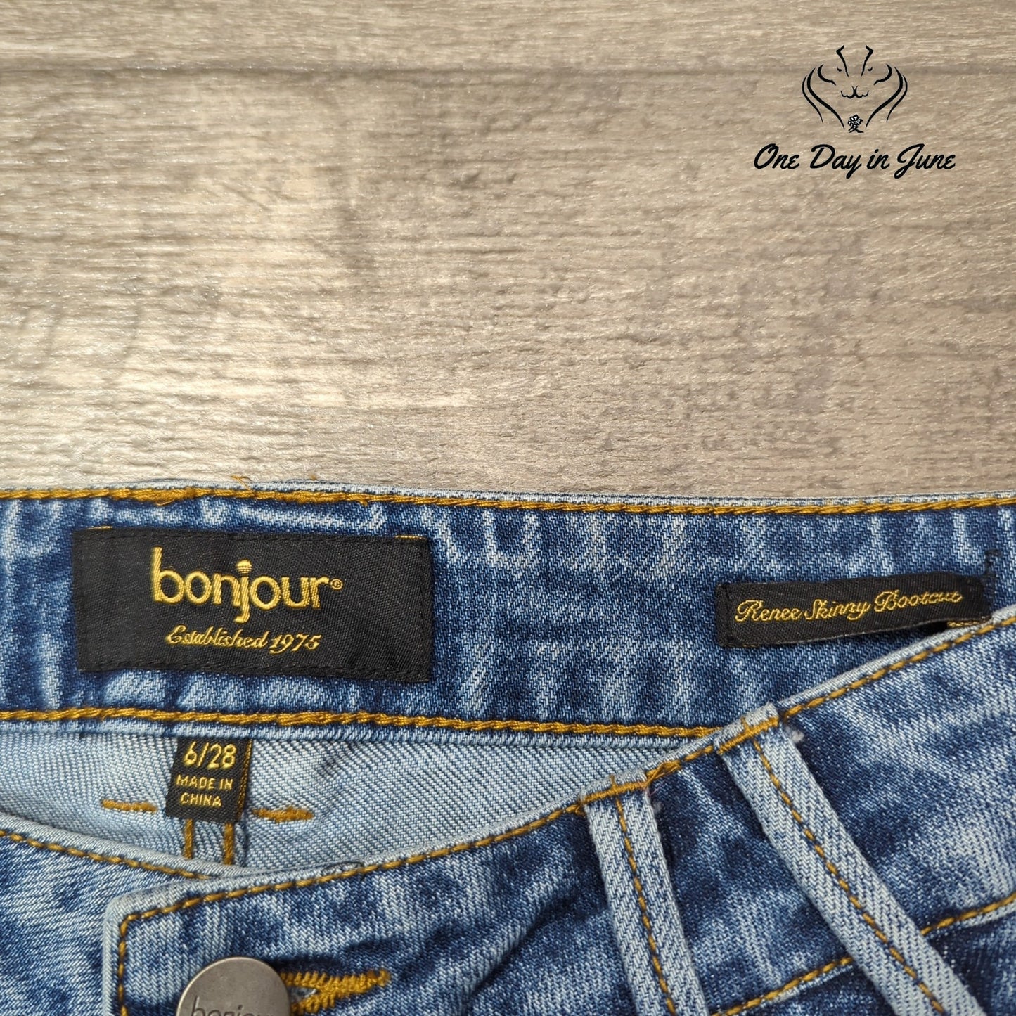 Bonjour Renee Skinny Bootcut Jeans Size 6