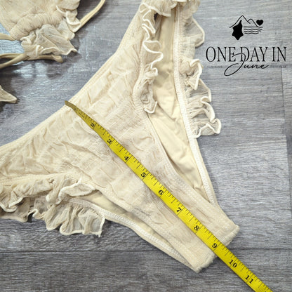 Beaudrm Adjustable Triangle Bikini Swimsuit Size M