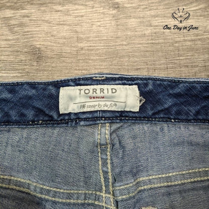 Torrid Denim Shorts Size 38
