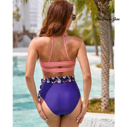 GirlsUpTo High Waist One Piece Size XL