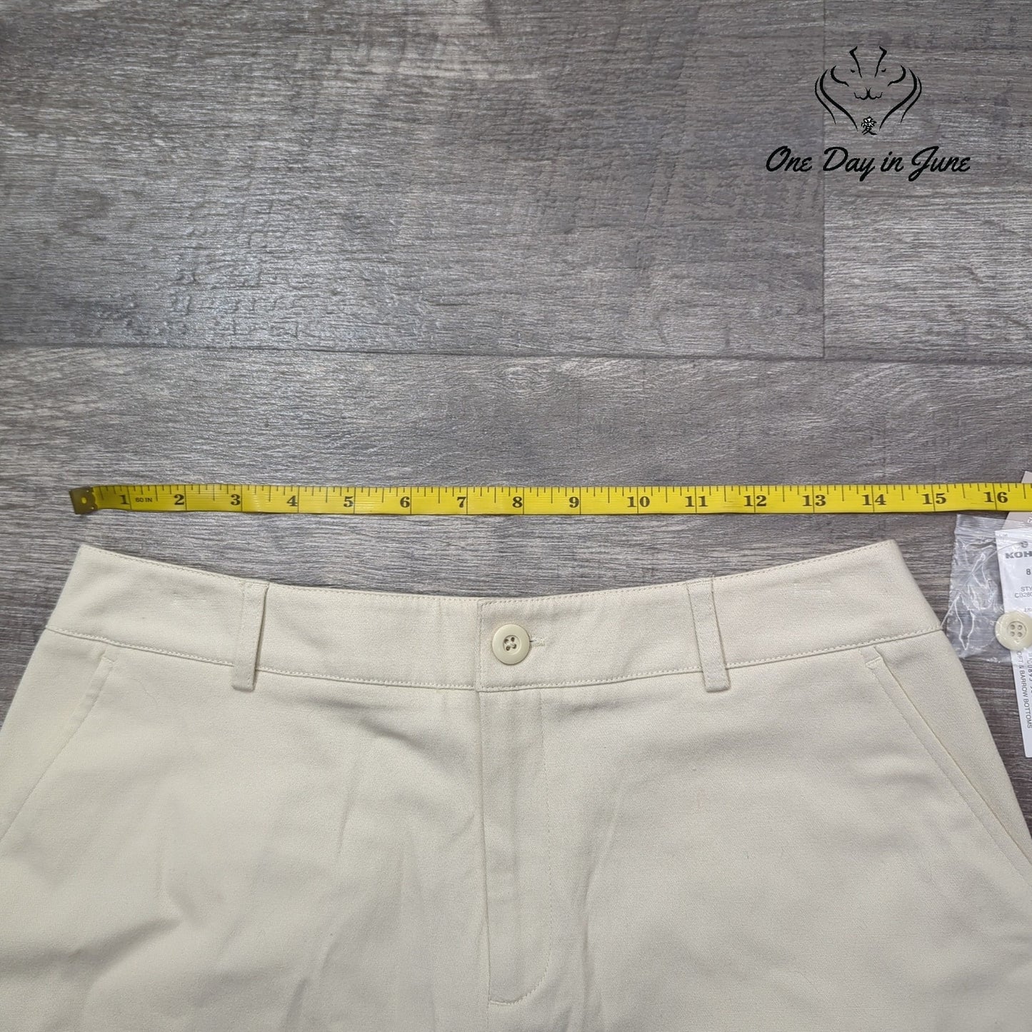 Croft & Barrow Flat Front Shorts Size 8
