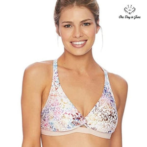 Next by Athena Twist Keyhole Bikini Top Wanderlust Multicolor NWT Size XS