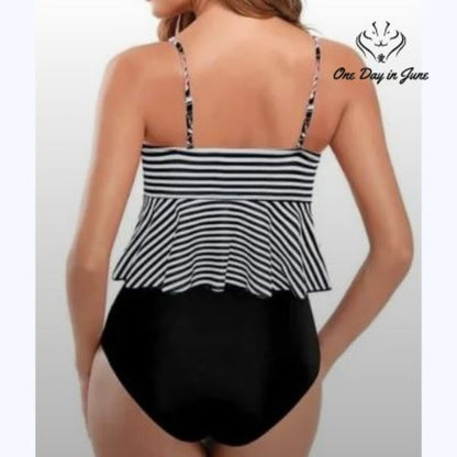 Shekini Underwire Flounce Bikini Swimsuit Size XXL