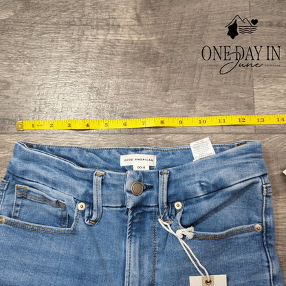 Good American Always Fit Good Leg Skinny Jeans Size 00