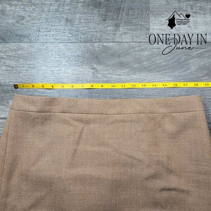 J.Crew No.2 Pencil Wool Skirt Size 14