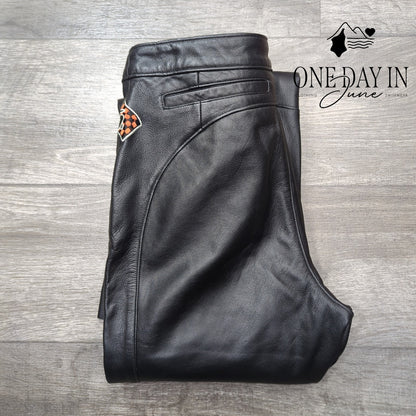 Harley Davidson Genuine Leather Riding Pants Size 6