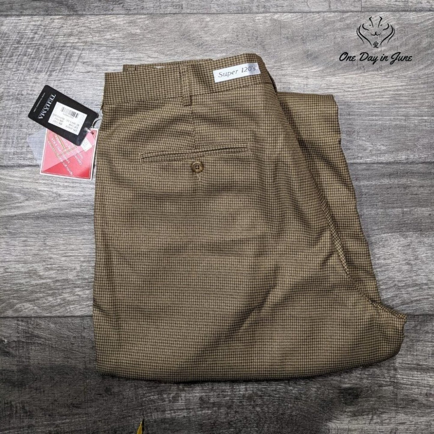 Tehama Super 120's Dress Pants Size 38X32