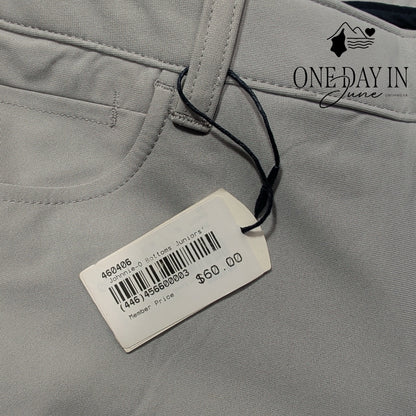 Johnnie-O Boys PREP-FORMANCE Straight Leg Performance Pants Gray NWT Size 16