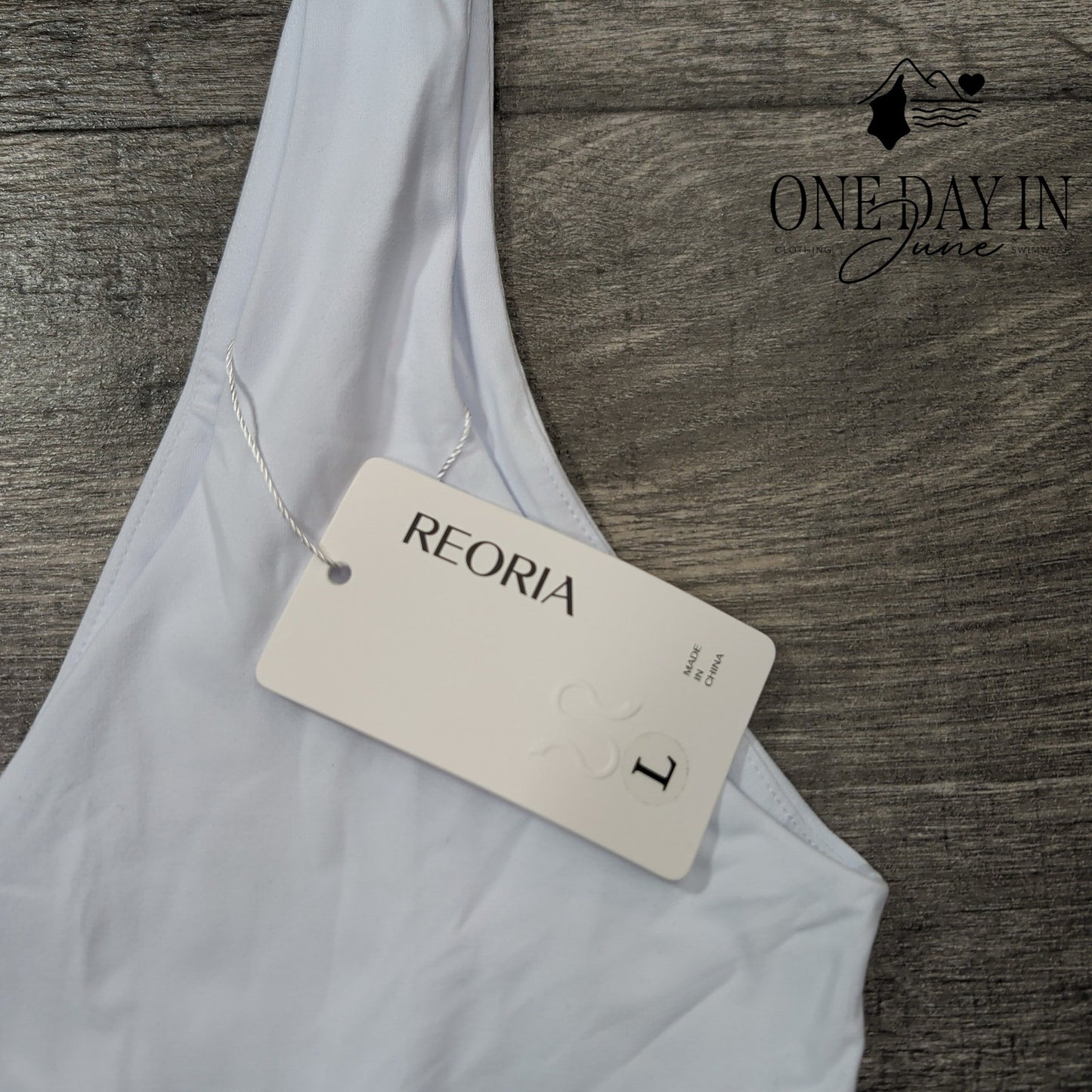 Reoria V Neck Thong One Piece Bodysuit Size L