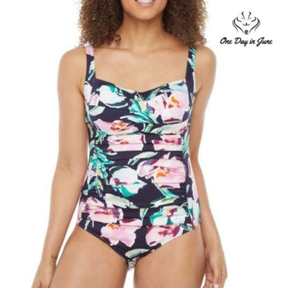 Liz Claiborne Floral One Piece Size 8
