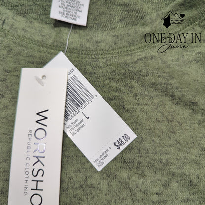 Workshop Long Sleeve Crew Neck Sweater Size L