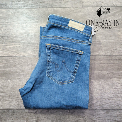 AG Adriano Goldschmied The Legging Ankle Super Skinny Jeans Blue NWT Size 4 (27)