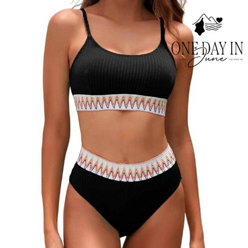 Zuobango Textured Crop Bikini Swimsuit Size XL