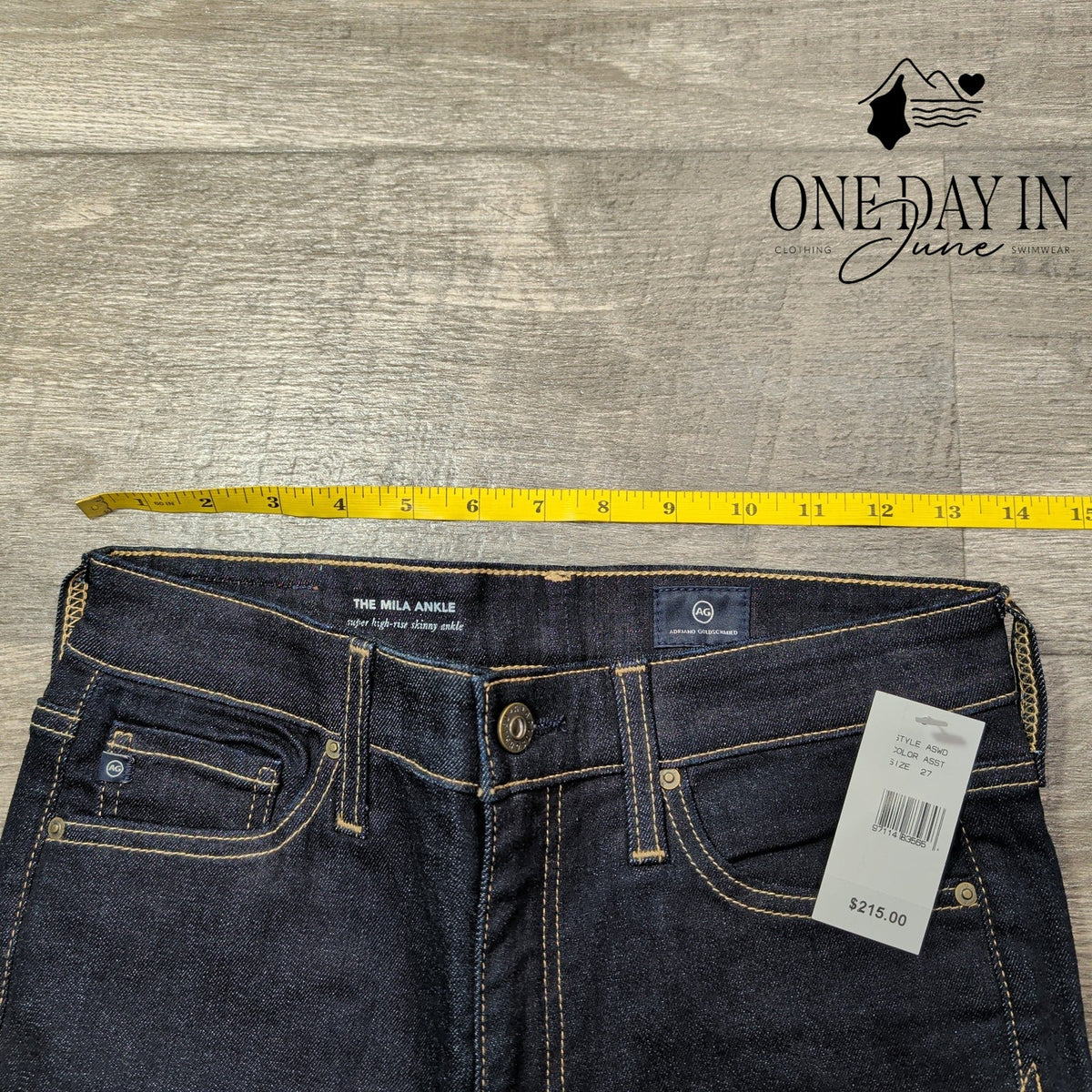 AG Adriano Goldschmied The Mila Ankle Super High Rise Skinny Jeans NWT Size 4