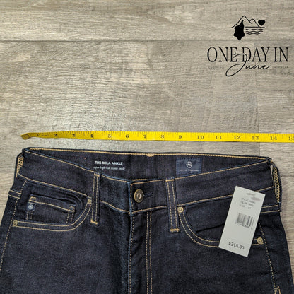 AG Adriano Goldschmied The Mila Ankle Super High Rise Skinny Jeans NWT Size 4