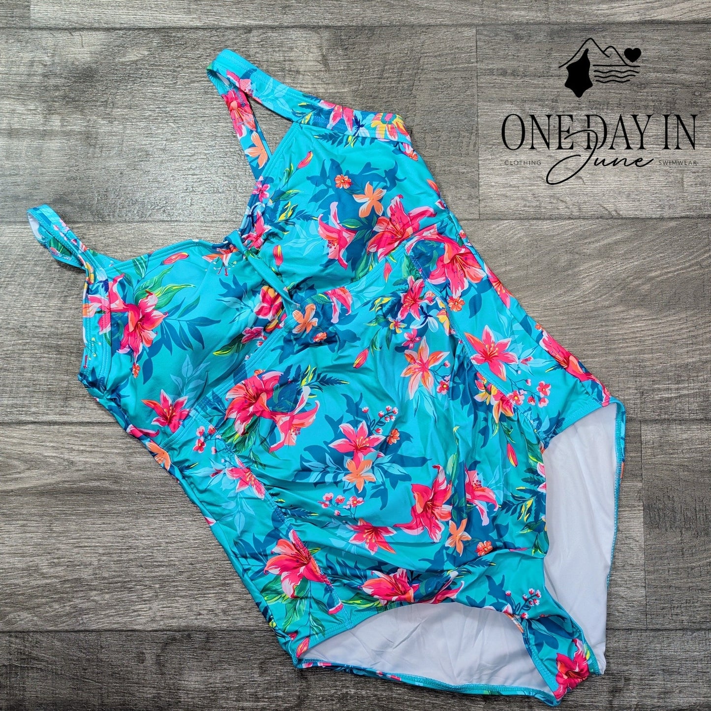 Tempt Me Floral One Piece Swimsuit Size XL